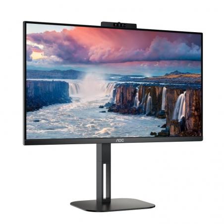 Monitor Profesional AOC 24V5CW/BK 23.8'/ Full HD/ Webcam/ Multimedia/ Negro