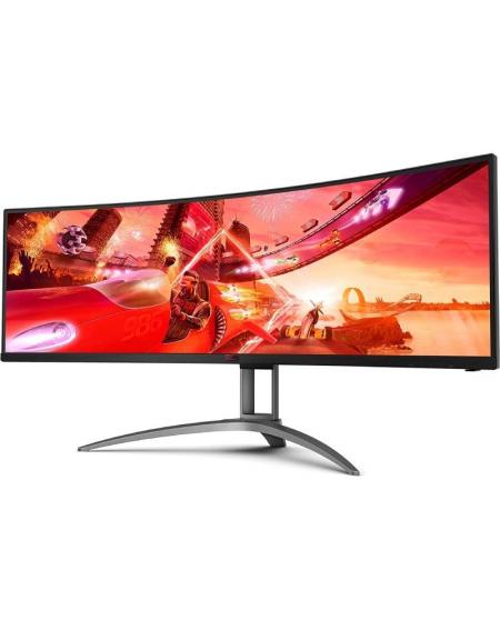 Monitor Gaming Ultrapanorámico Curvo AOC Agon AG493UCX2 48.8'/ Dual QHD/ 1ms/ 165Hz/ VA/ Multimedia/ Negro