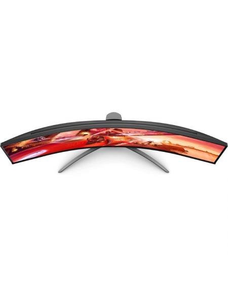 Monitor Gaming Ultrapanorámico Curvo AOC Agon AG493UCX2 48.8'/ Dual QHD/ 1ms/ 165Hz/ VA/ Multimedia/ Negro