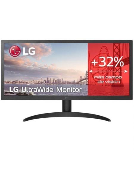 Monitor Ultrapanorámico LG UltraWide 26WQ500-B 25.7'/ WFHD/ Negro