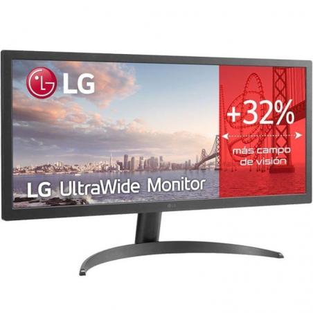 Monitor Ultrapanorámico LG UltraWide 26WQ500-B 25.7'/ WFHD/ Negro