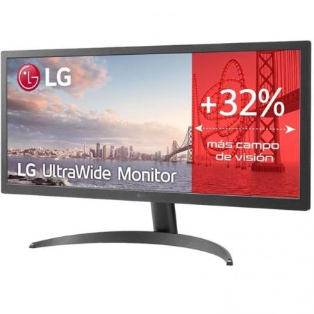 Monitor Ultrapanorámico LG UltraWide 26WQ500-B 25.7'/ WFHD/ Negro