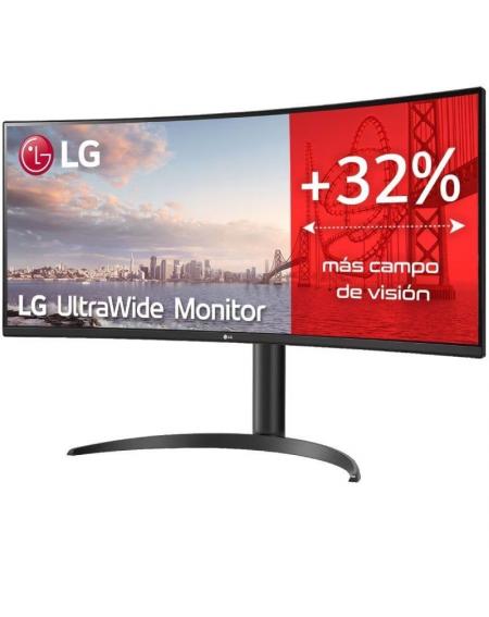 Monitor Profesional Ultrapanorámico Curvo LG UltraWide 34WP75CP-B 34'/ WQHD/ Multimedia/ Negro