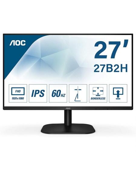 Monitor AOC 27B2H 27'/ Full HD/ Negro