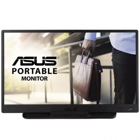 Monitor Portátil Asus ZenScreen MB165B 15.6'/ WXGA/ Negro