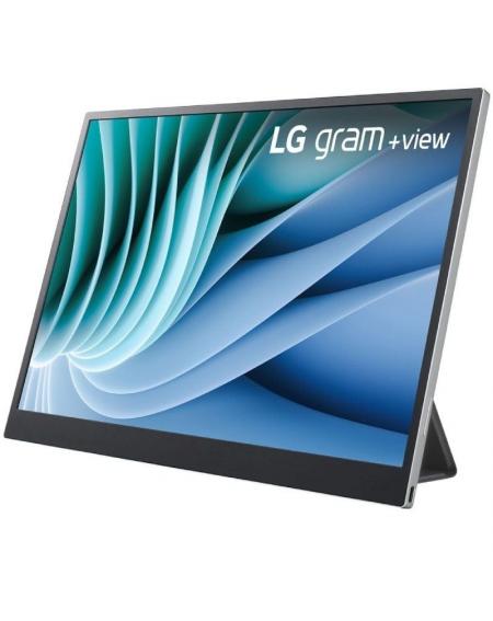 Monitor Portátil LG Gram +view 16MR70 16'/ WQXGA/ Negro y Plata