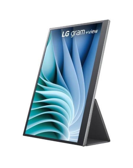 Monitor Portátil LG Gram +view 16MR70 16'/ WQXGA/ Negro y Plata