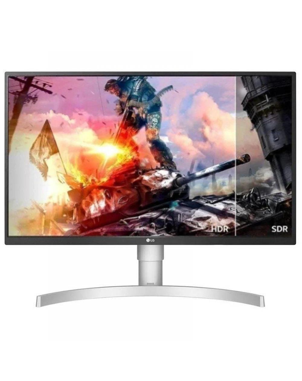 Monitor Gaming Polivalente LG 27UL550P-W 27'/ 4K/ 5ms/ 60Hz/ IPS/ Plata