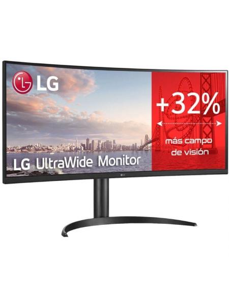 Monitor Profesional Ultrapanorámico Curvo LG 34WQ75C-B 34'/ WQHD/ Multimedia/ Negro