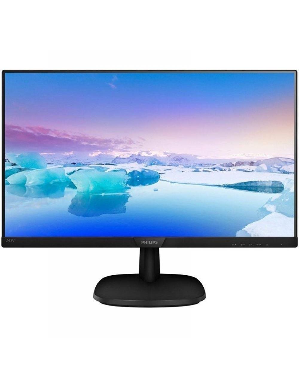 Monitor Philips 243V7QDSB 23.8'/ Full HD/ Negro