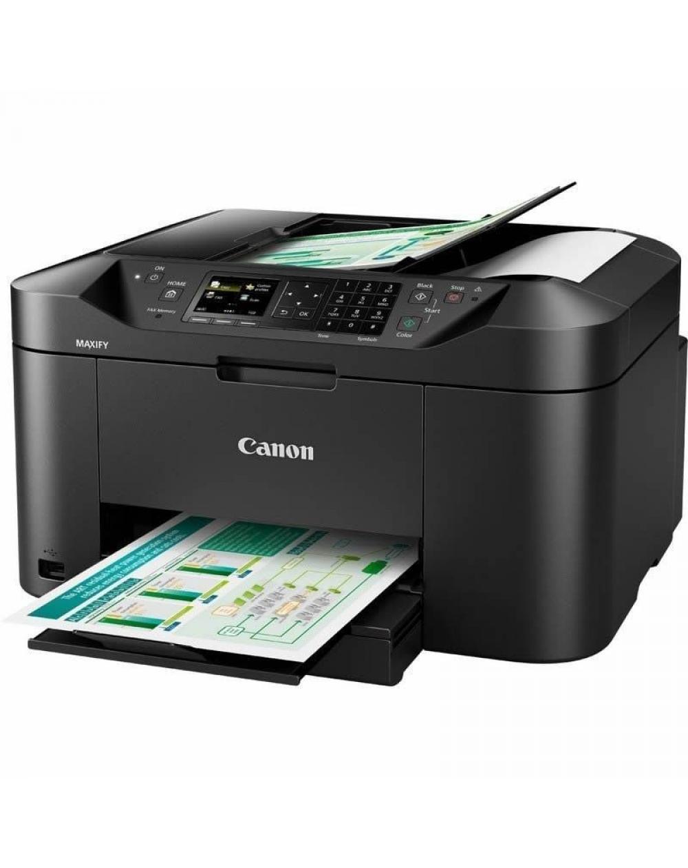 Multifunción Canon MAXIFY MB2150 WiFi/ Fax/ Dúplex/ Negra