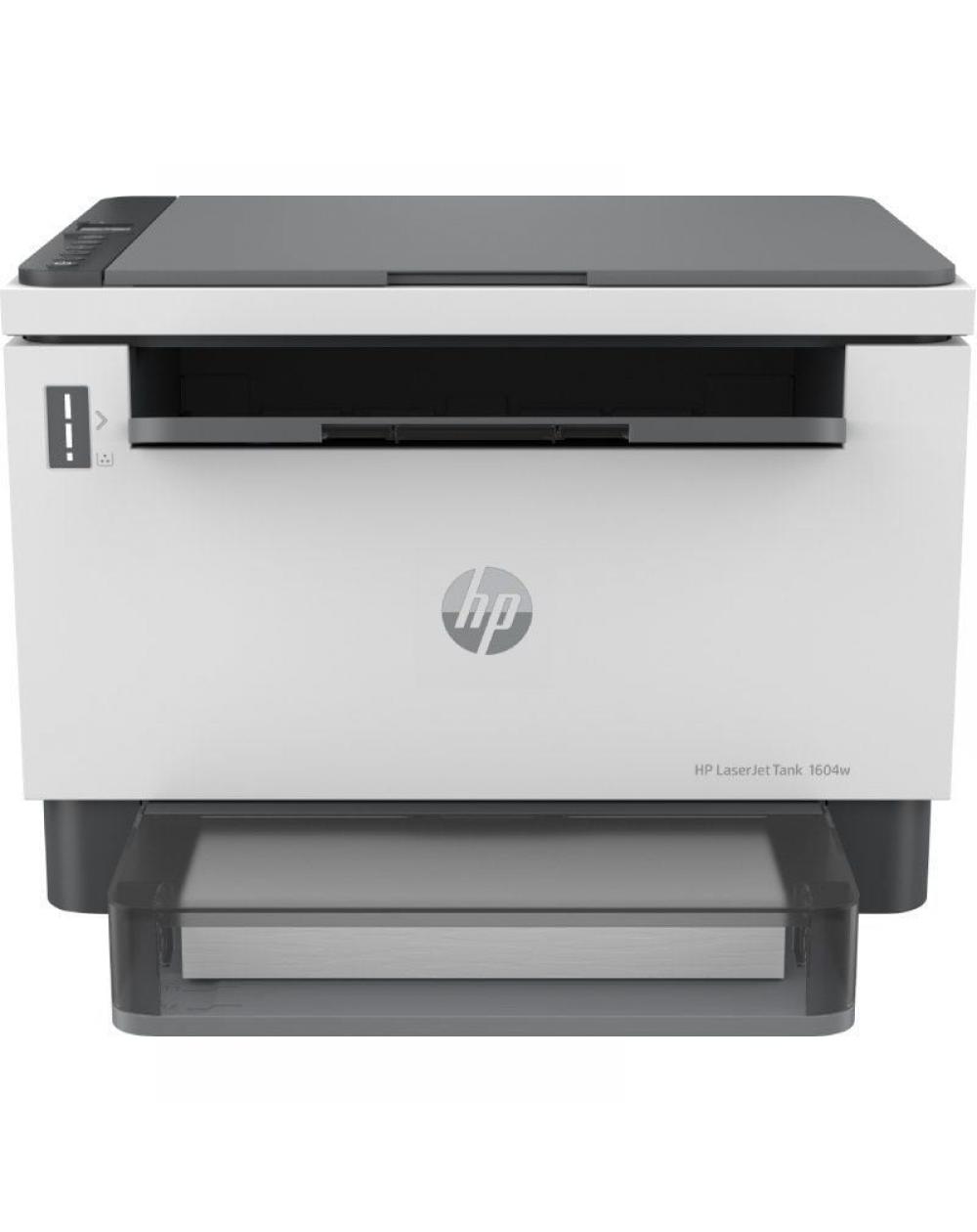 Multifunción Recargable Láser Monocromo HP Laserjet Tank 1604w WiFi/ Blanca