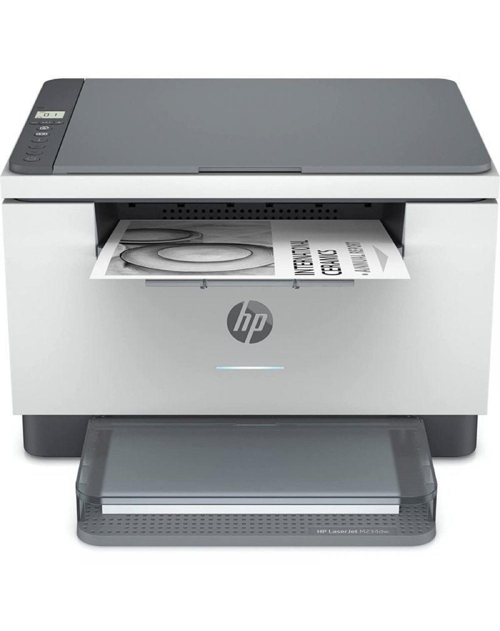 Multifunción Láser Monocromo HP LaserJet  MFP M234dw/ WiFi/ Dúplex/ Blanca