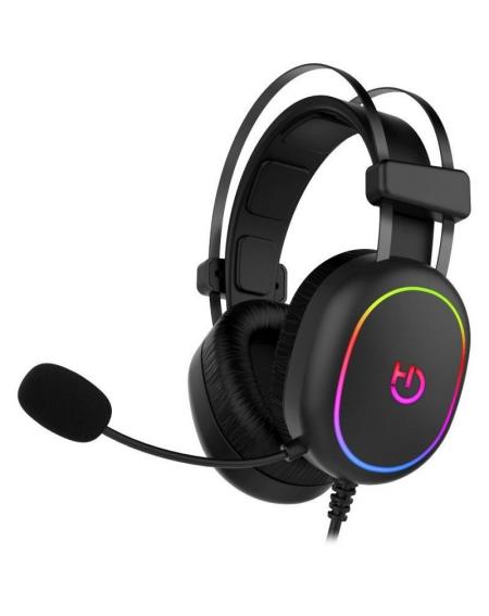 Auriculares Gaming con Micrófono Hiditec Erys ARGB/ Jack 3.5/ USB/ Negros - Imagen 4