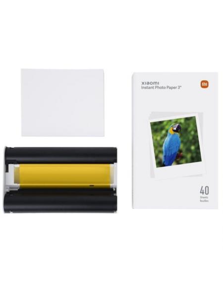 Papel Fotográfico Xiaomi Instant Photo Printer para Impresora Xiaomi Instant Photo 1S/ 3'/ 40 Hojas