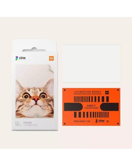 Papel Fotográfico Xiaomi Mi Portable Photo Printer Paper/ 5 x 7.6cm/ 20 Hojas