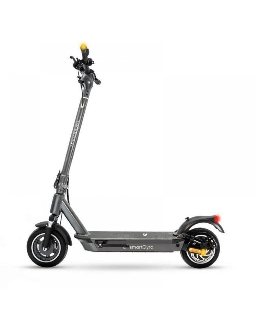 Patinete Eléctrico SmartGyro K2 Titán/ Motor 800W/ Ruedas 10'/ 25km/h /Autonomía 45km/ Gris