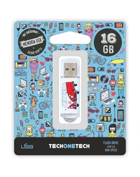 Pendrive 16GB Tech One Tech Camper VAN-VAN USB 2.0