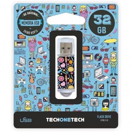 Pendrive 32GB Tech One Candy Pop USB 2.0