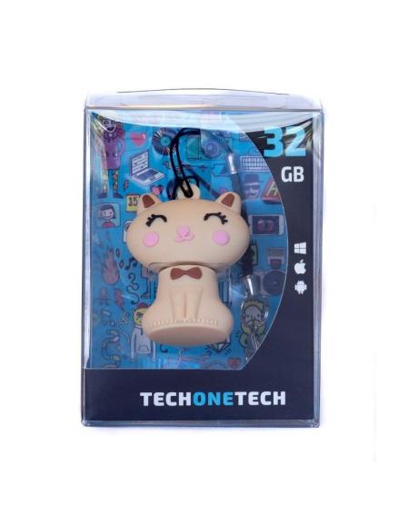 Pendrive 32GB Tech One Tech Gato Minimi USB 2.0