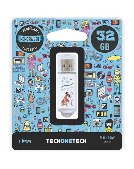 Pendrive 32GB Tech One Tech Que vida mas Perra USB 2.0