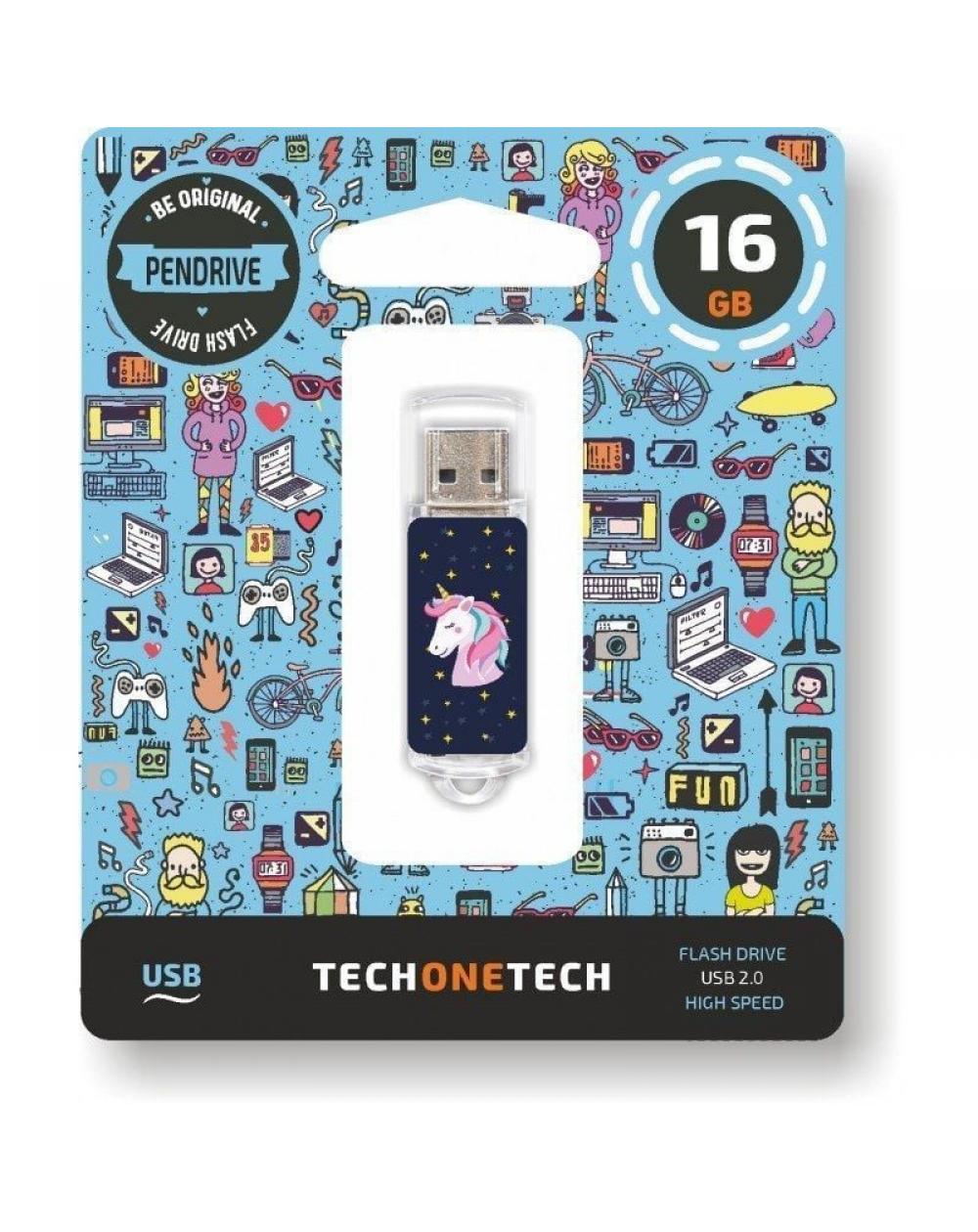 Pendrive 16GB Tech One Tech Unicornio Dream USB 2.0