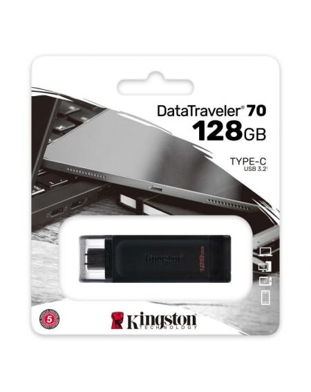 Pendrive 128GB Kingston DataTraveler 70 USB Tipo-C