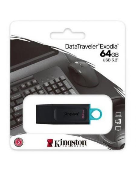 Pendrive 64GB Kingston DataTraveler Exodia USB 3.2