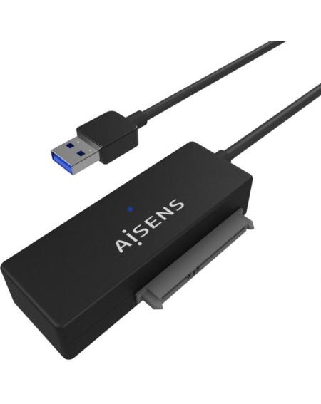 Adaptador para Discos Duros 2.5'/3.5' Aisens ASE-35A01B/ USB 3.0 - SATA/ con Alimentador