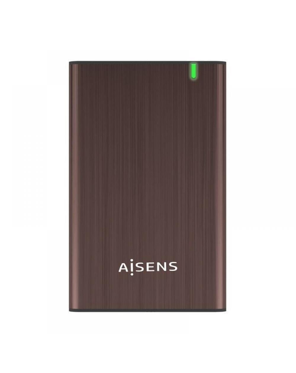 Caja Externa para Disco Duro de 2.5' Aisens ASE-2525BWN/ USB 3.0/ Sin tornillos