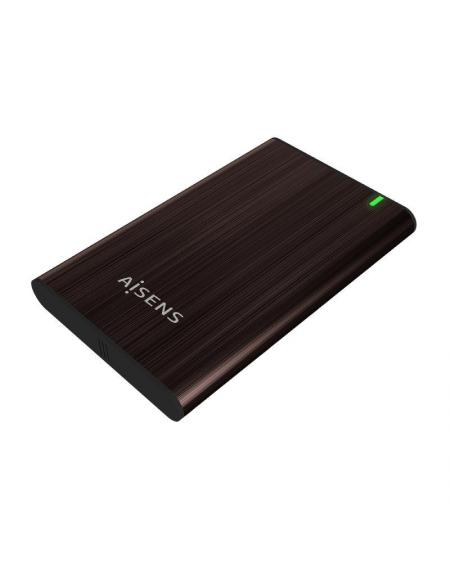 Caja Externa para Disco Duro de 2.5' Aisens ASE-2525BWN/ USB 3.0/ Sin tornillos