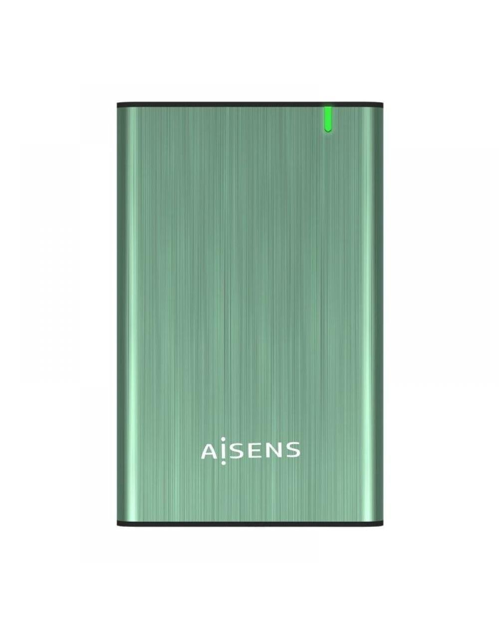 Caja Externa para Disco Duro de 2.5' Aisens ASE-2525SGN/ USB 3.0/ Sin tornillos