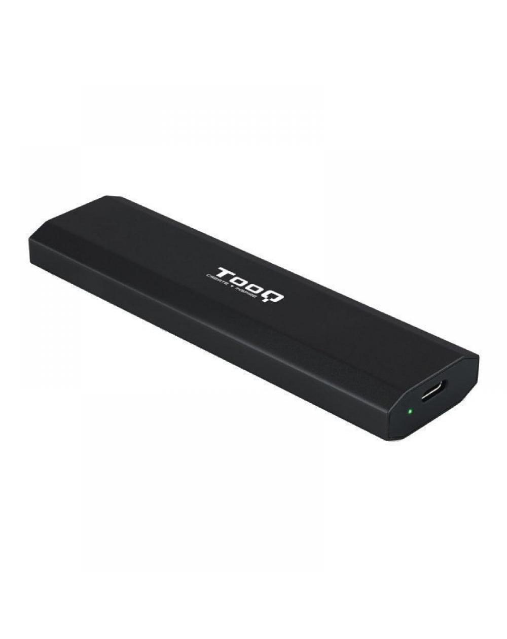 Caja Externa para Disco SSD M.2 NVMe TooQ TQE-2223B/ USB 3.2/ Sin tornillos