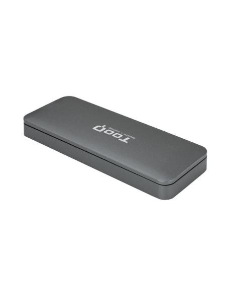 Caja Externa para Disco SSD M.2 SATA TooQ TQE-2281G/ USB 3.0/ Sin tornillos