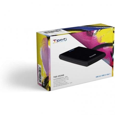 Caja Externa para Disco Duro de 2.5' TooQ TQE-2526B/ USB 3.1