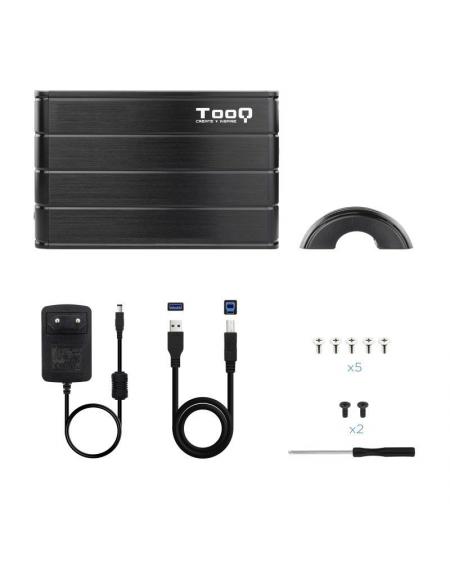 Caja Externa para Disco Duro de 3.5' TooQ TQE-3530B/ USB 3.1