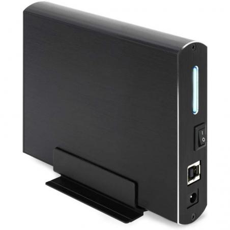 Caja Externa para Disco Duro de 3.5' TooQ TQE-3531B/ USB 2.0