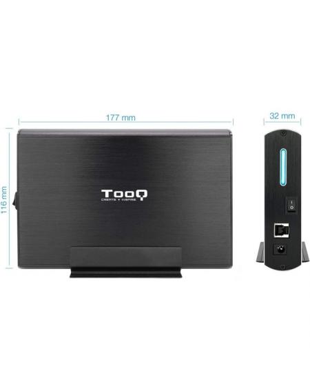 Caja Externa para Disco Duro de 3.5' TooQ TQE-3531B/ USB 2.0