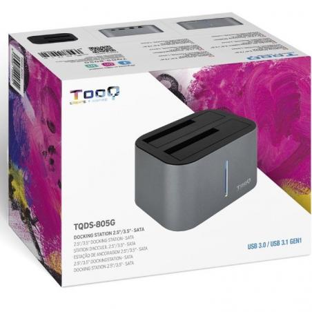 Docking Station para Discos Duros TooQ TQDS-805G