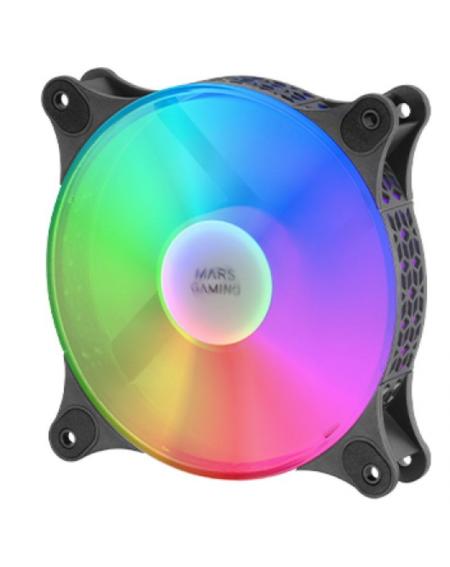 Ventiladores Mars Gaming MFDUO/ 12cm/ FRGB