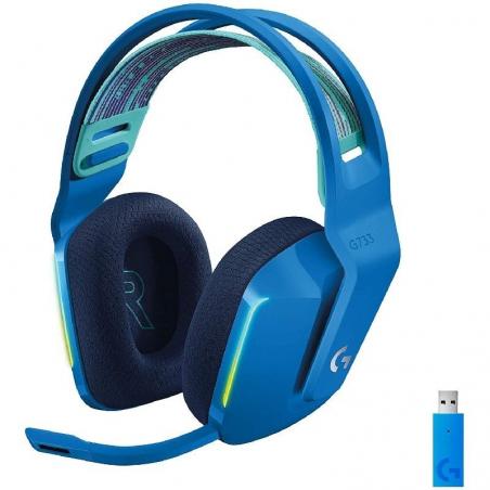 Auriculares Gaming con Micrófono Inalámbricos Logitech G733/ USB/ Radiofrecuencia/ Azul - Imagen 1