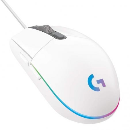 Ratón Gaming Logitech G102 Lightsync/ Hasta 8000 DPI/ Blanco - Imagen 1