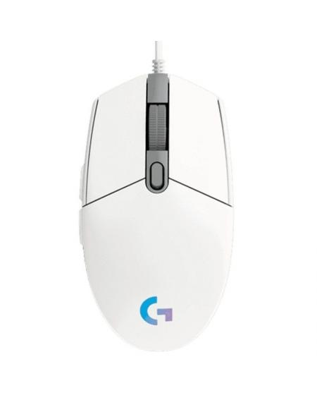 Ratón Gaming Logitech G102 Lightsync/ Hasta 8000 DPI/ Blanco - Imagen 2