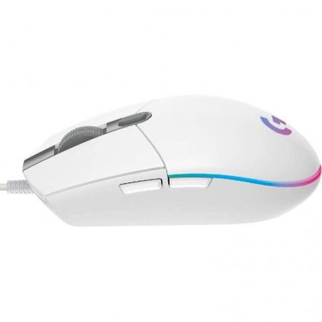 Ratón Gaming Logitech G102 Lightsync/ Hasta 8000 DPI/ Blanco - Imagen 4