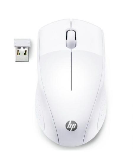 Ratón Inalámbrico HP 220/ Hasta 1600 DPI/ Blanco Nieve