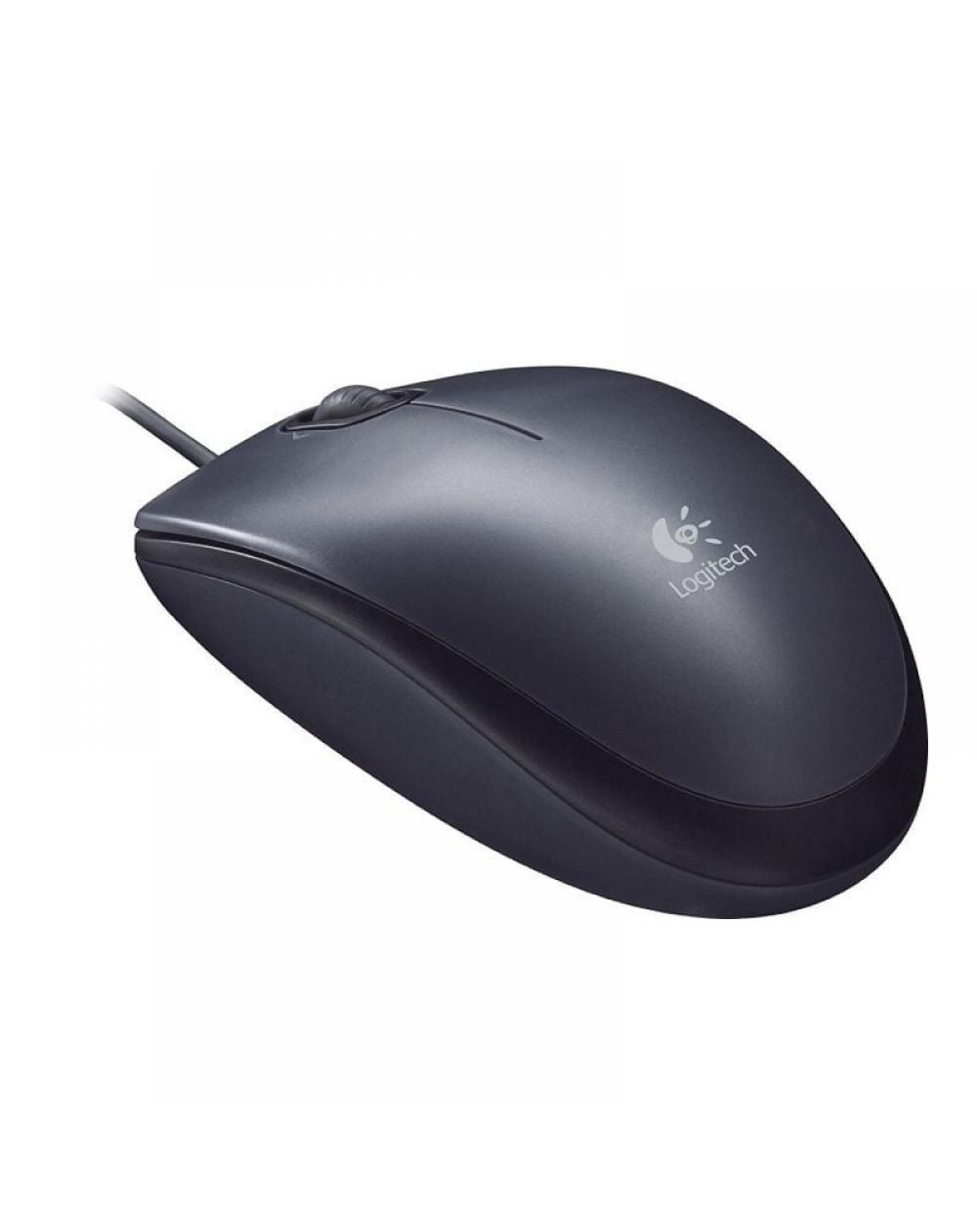 Ratón Logitech M90/ Hasta 1000 DPI/ Gris V2