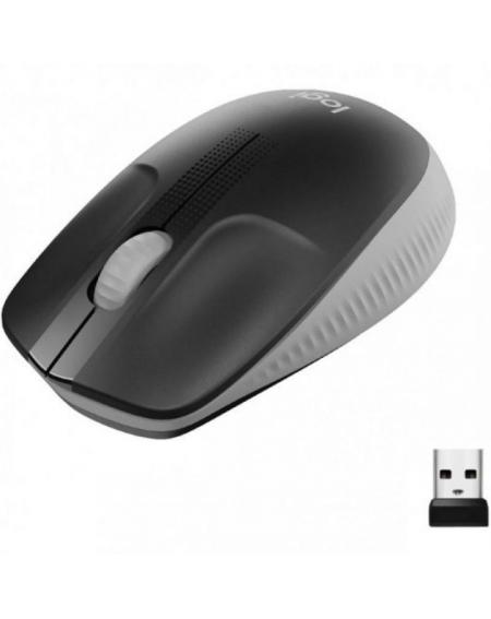 Ratón Inalámbrico Logitech M190/ Hasta 1000 DPI/ Gris Medio