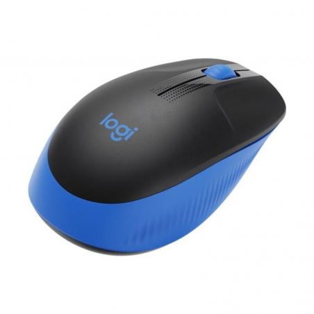 Ratón Inalámbrico Logitech M190/ Hasta 1000 DPI/ Azul