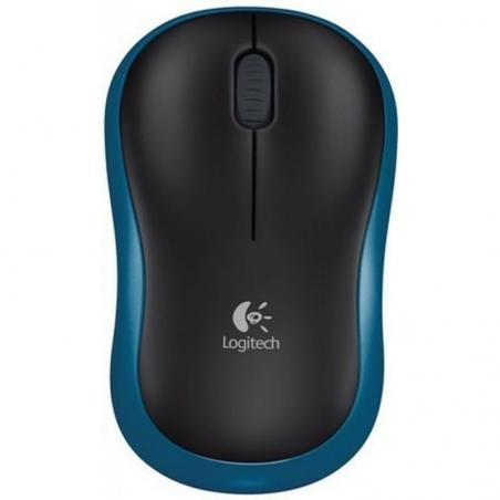 Ratón Inalámbrico Logitech M185/ Hasta 1000 DPI/ Azul