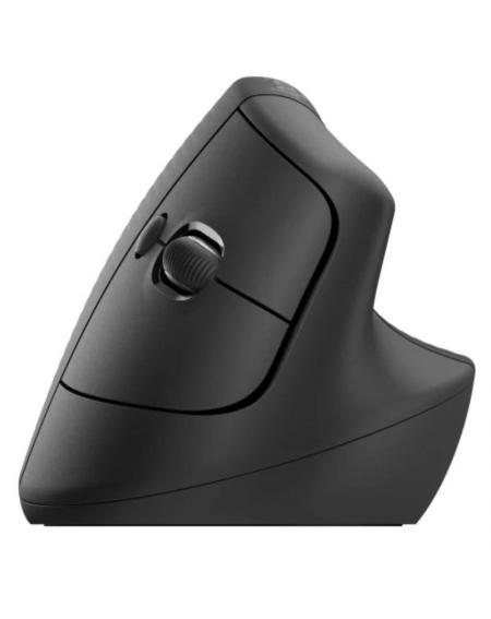 Ratón Ergonómico Inalámbrico por Bluetooth/ 2.4GHz Logitech Lift Vertical Ergonomic Mouse/ Hasta 4000 DPI/ Grafito